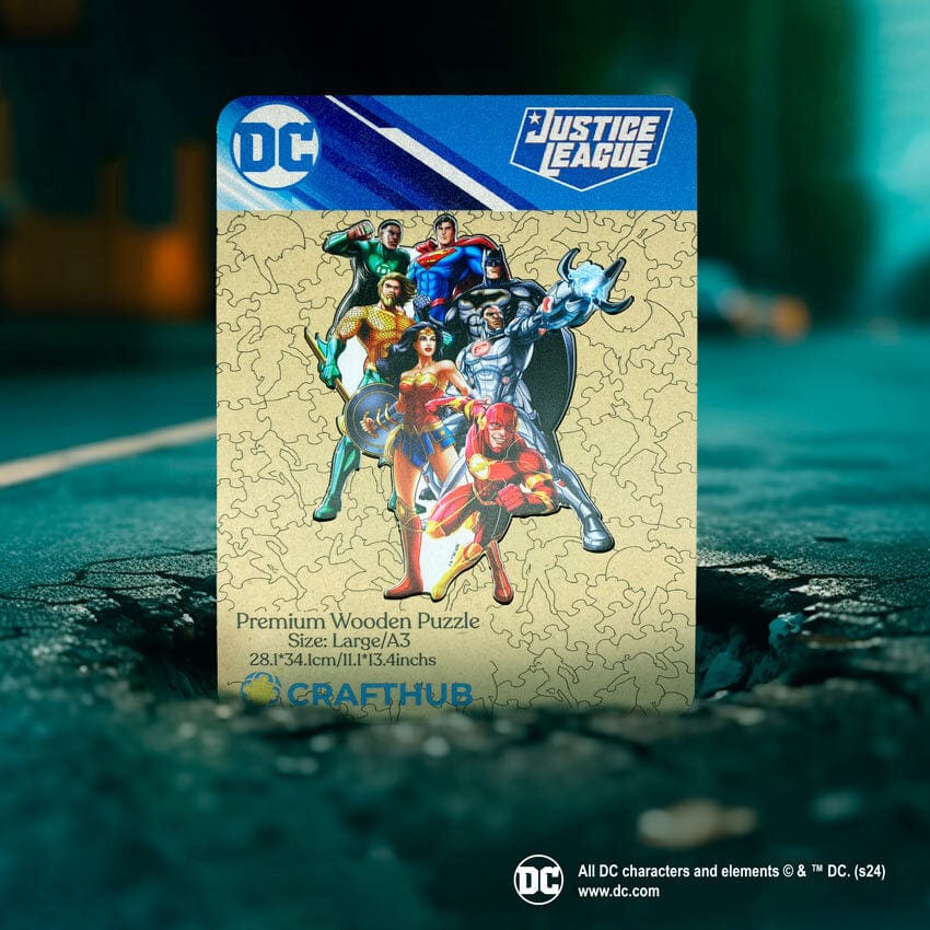 Justice League Legends Wooden Jigsaw Puzzle