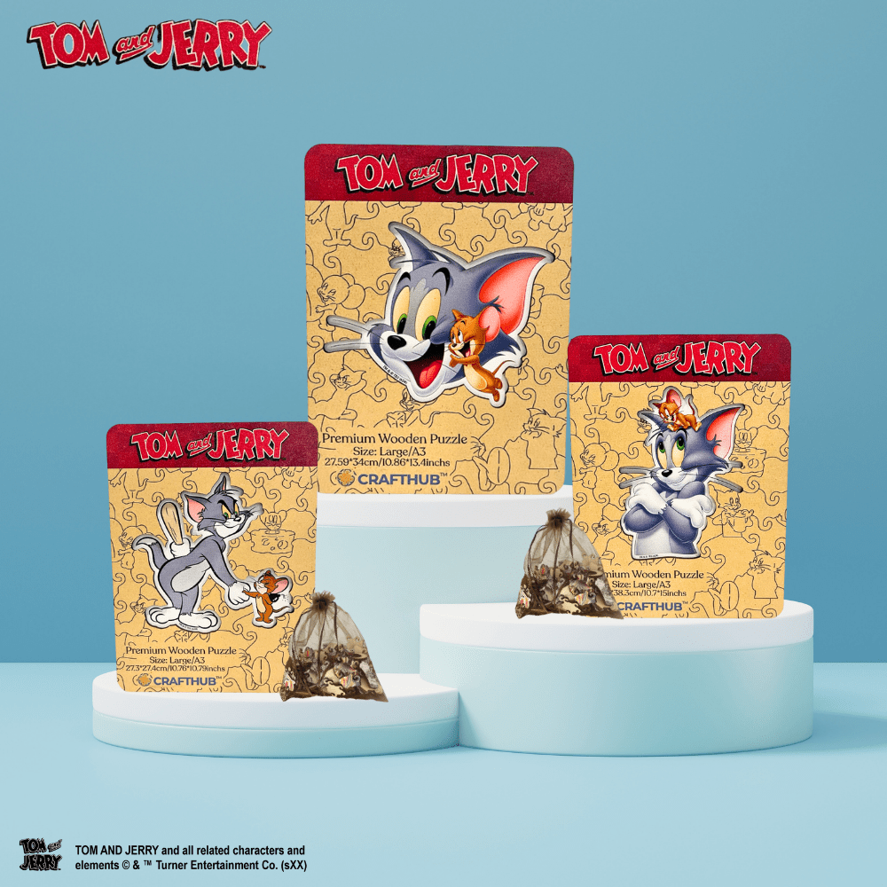 Tom & Jerry Wooden Jigsaw Puzzles