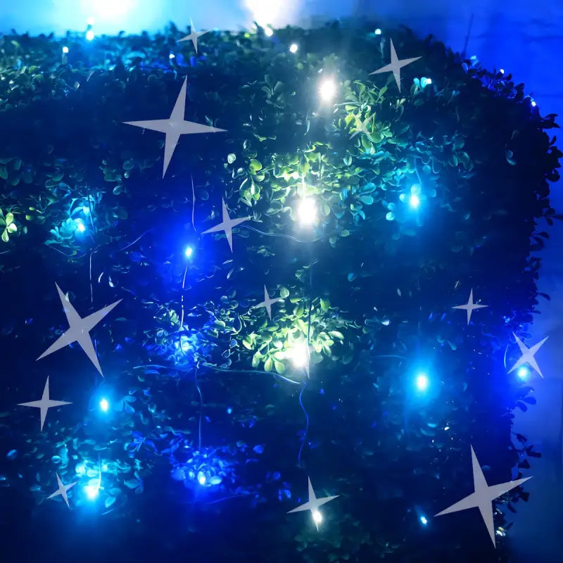 5mm 4' x 6' Arctic Blue, Cool White, Teal DreamSpark Smooth Fade LED Net Lights