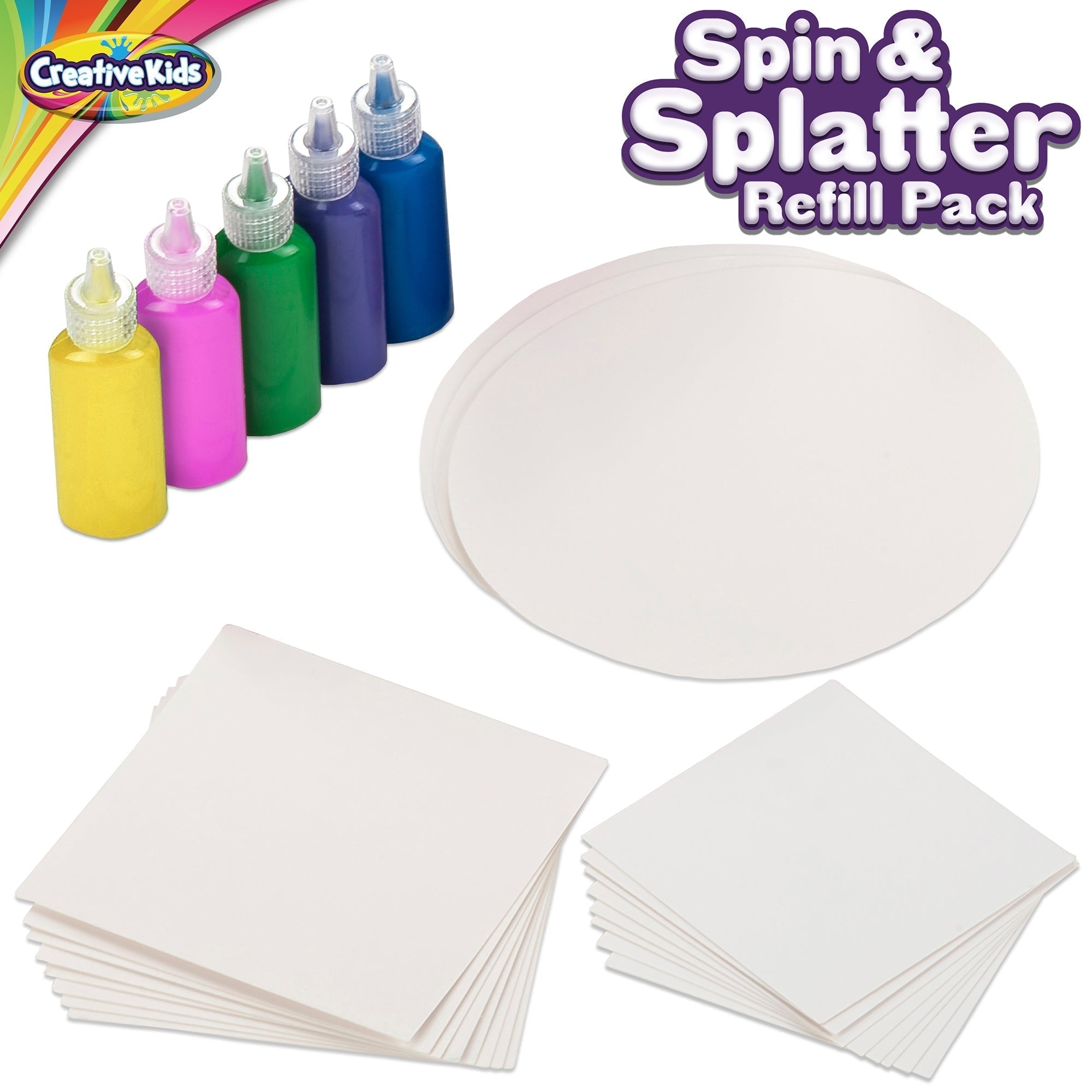 Creative Kids Spin & Paint Refill Pack