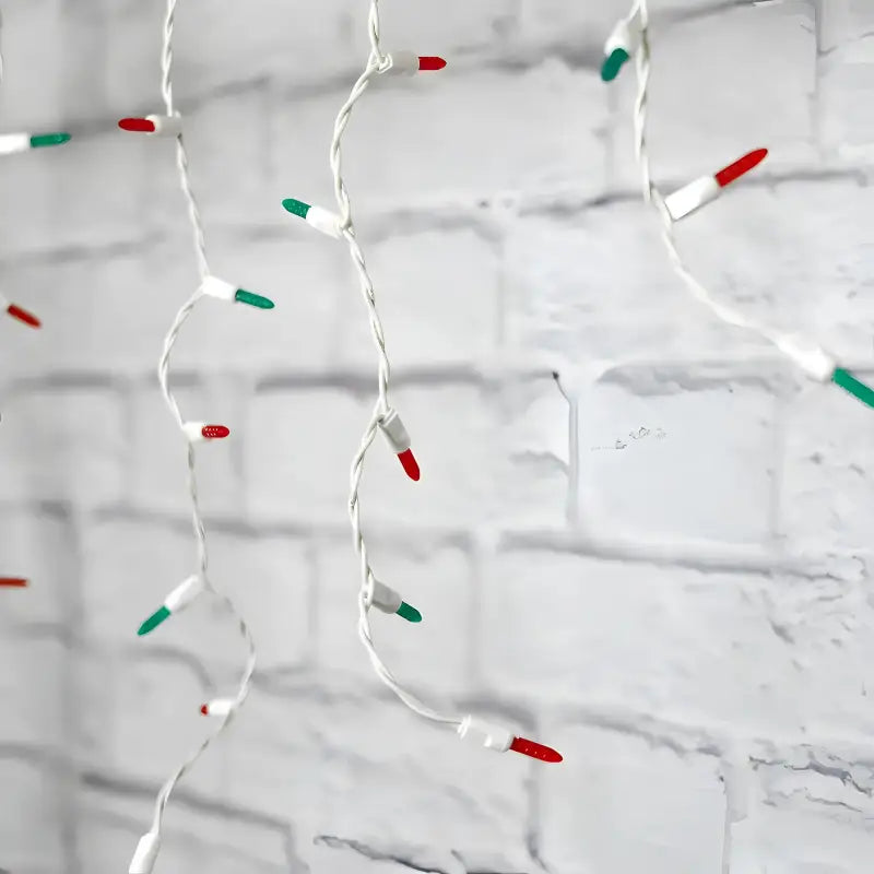 70 M5 Red, Green LED Icicle Lights