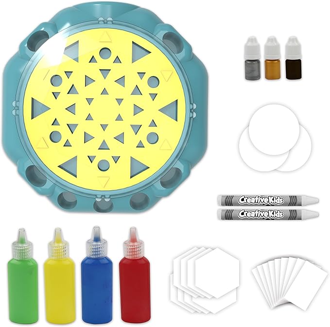 Creative Kids Spin Art Machine in Aqua Blue! Top Rated for Quality and Ease of use!