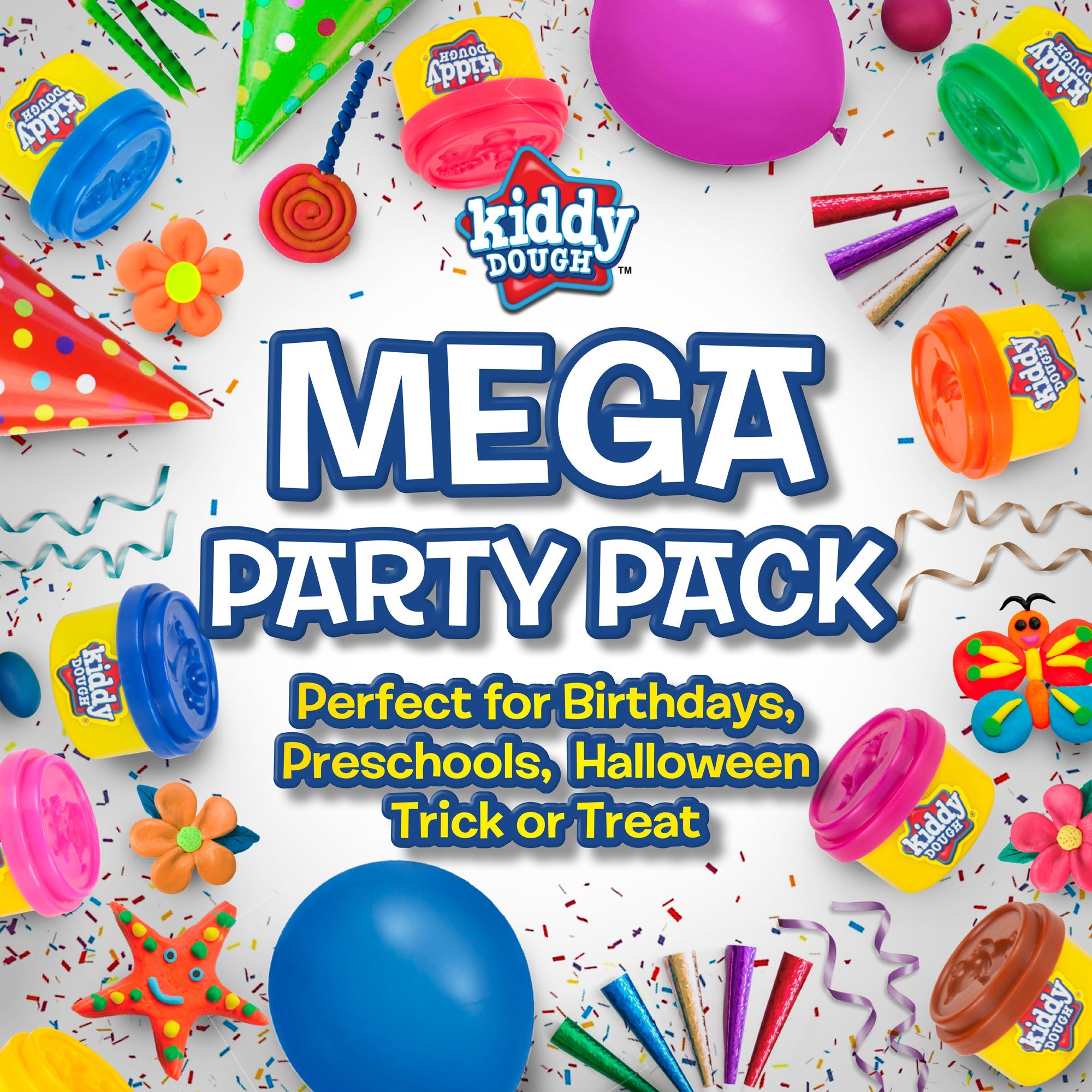 80 Pack Of Party Favors Play Dough - Bulk Party Pack