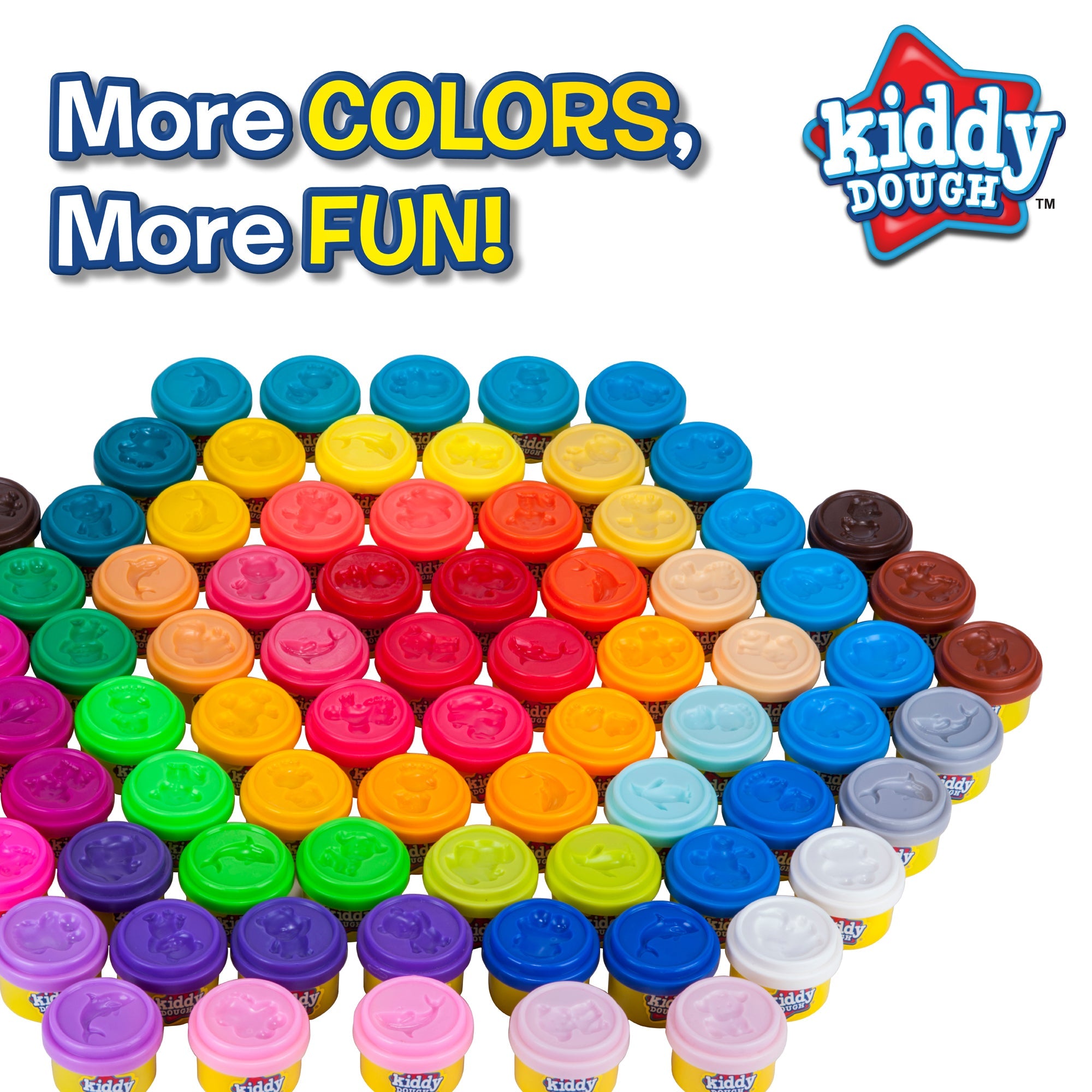 80 Pack Of Party Favors Play Dough - Bulk Party Pack