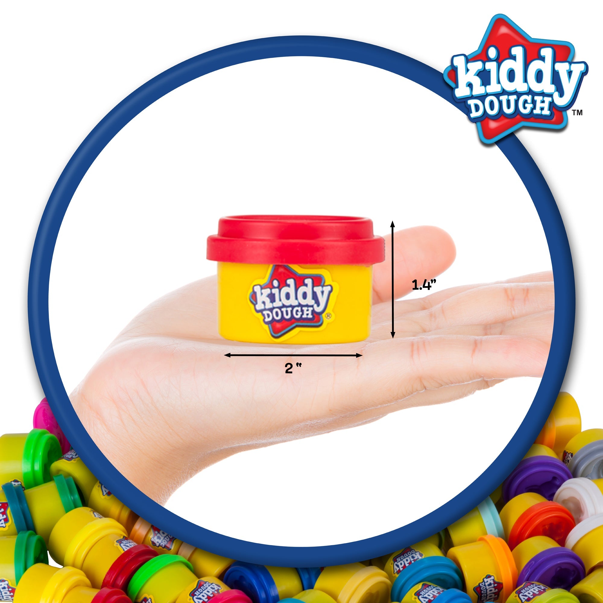 80 Pack Of Party Favors Play Dough - Bulk Party Pack
