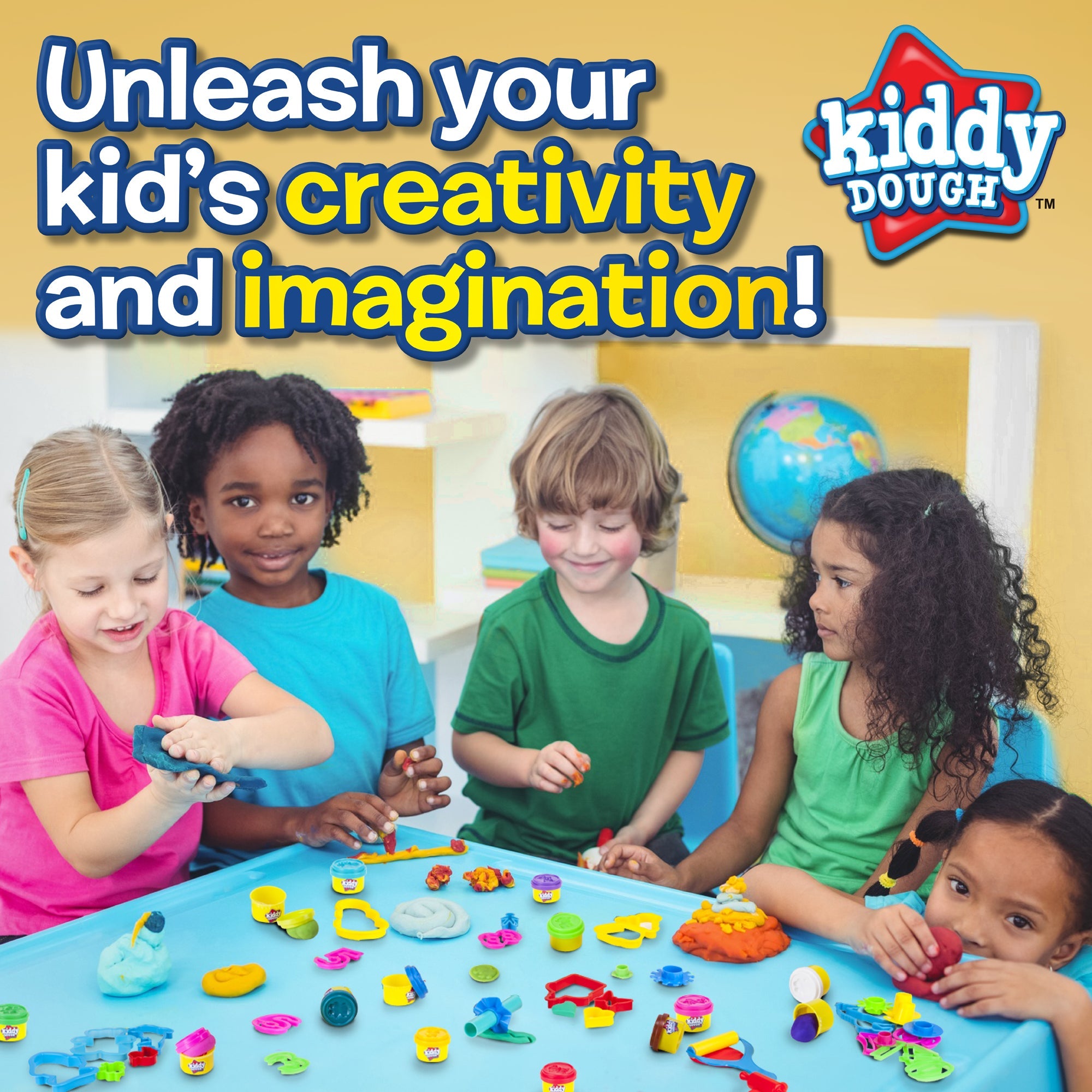 80 Pack Of Party Favors Play Dough - Bulk Party Pack