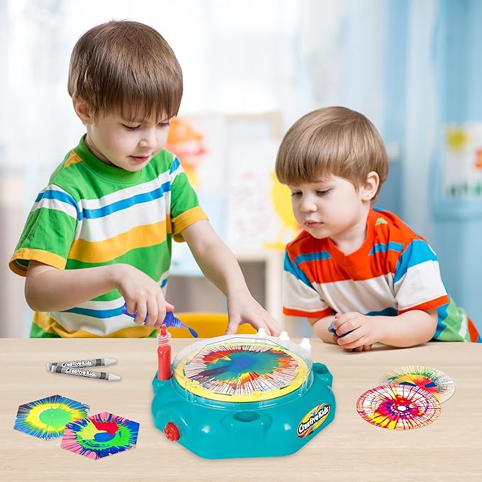 Creative Kids Spin Art Machine in Aqua Blue! Top Rated for Quality and Ease of use!