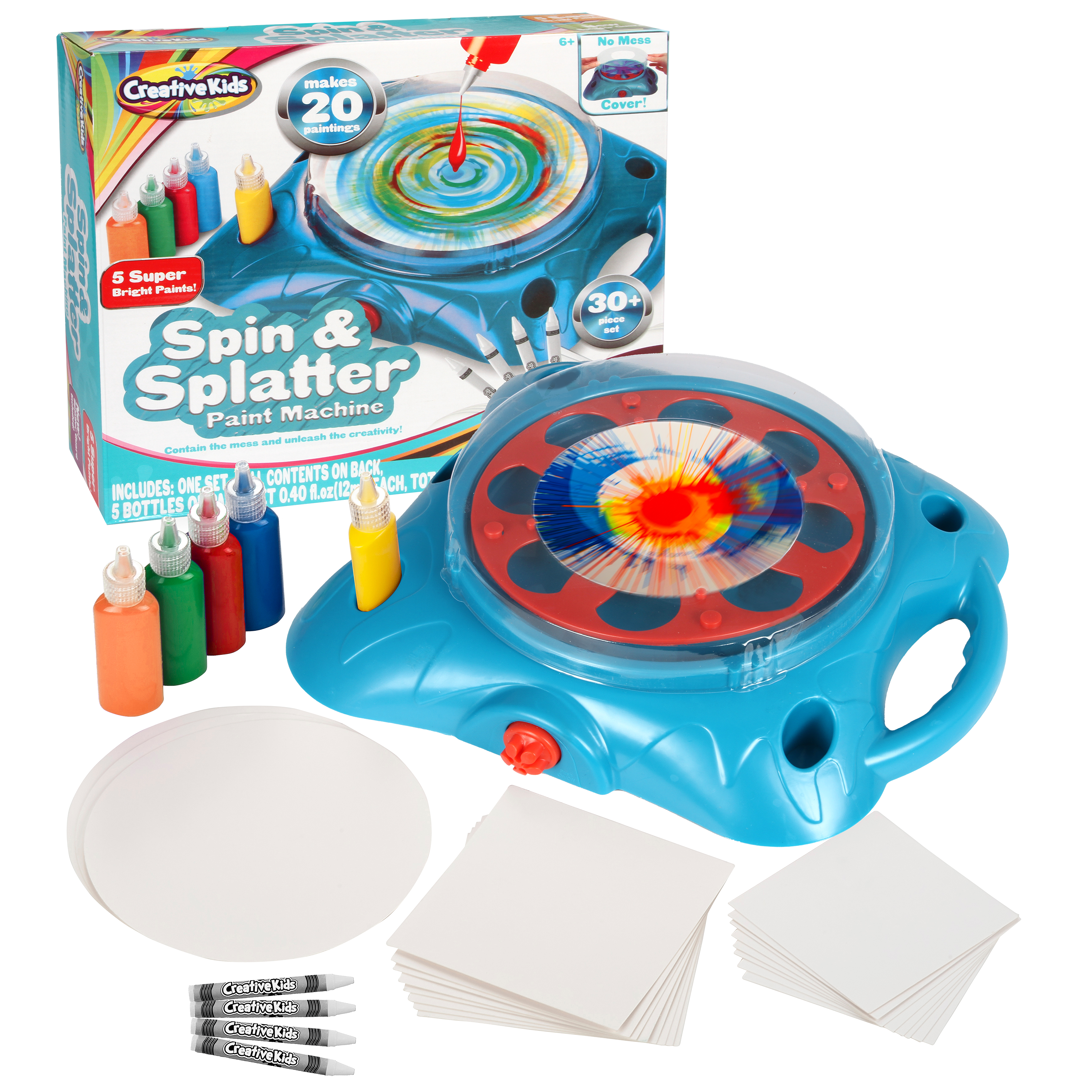 Creative Kids Spin Art Machine in Aqua Blue! Top Rated for Quality and Ease of use!