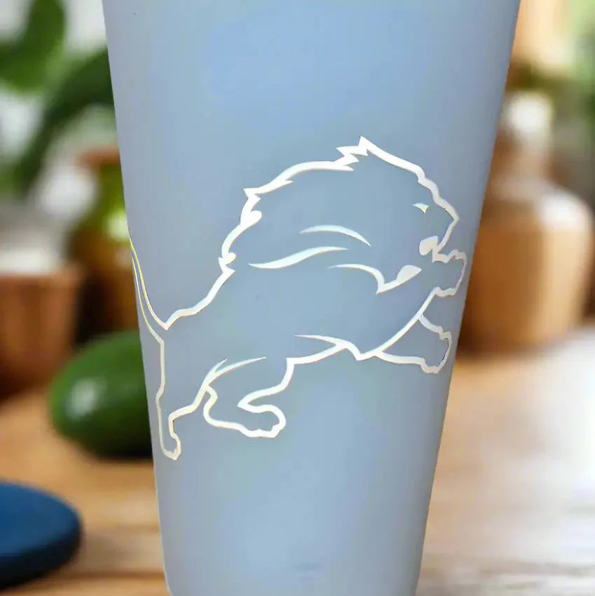 WinCraft - Detroit Lions 16oz Powder Blue Silicone cup