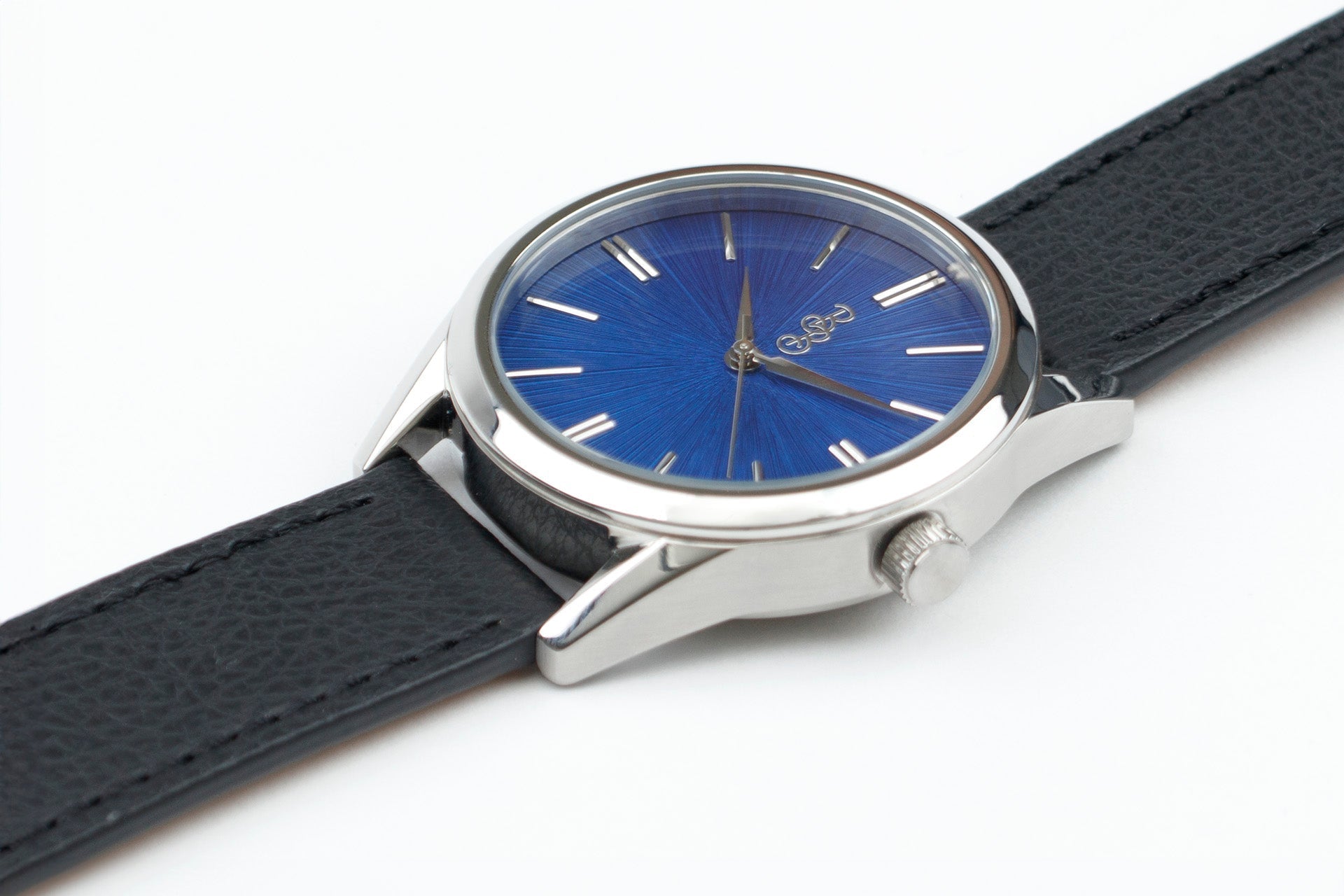 Blue Sunburst Watch