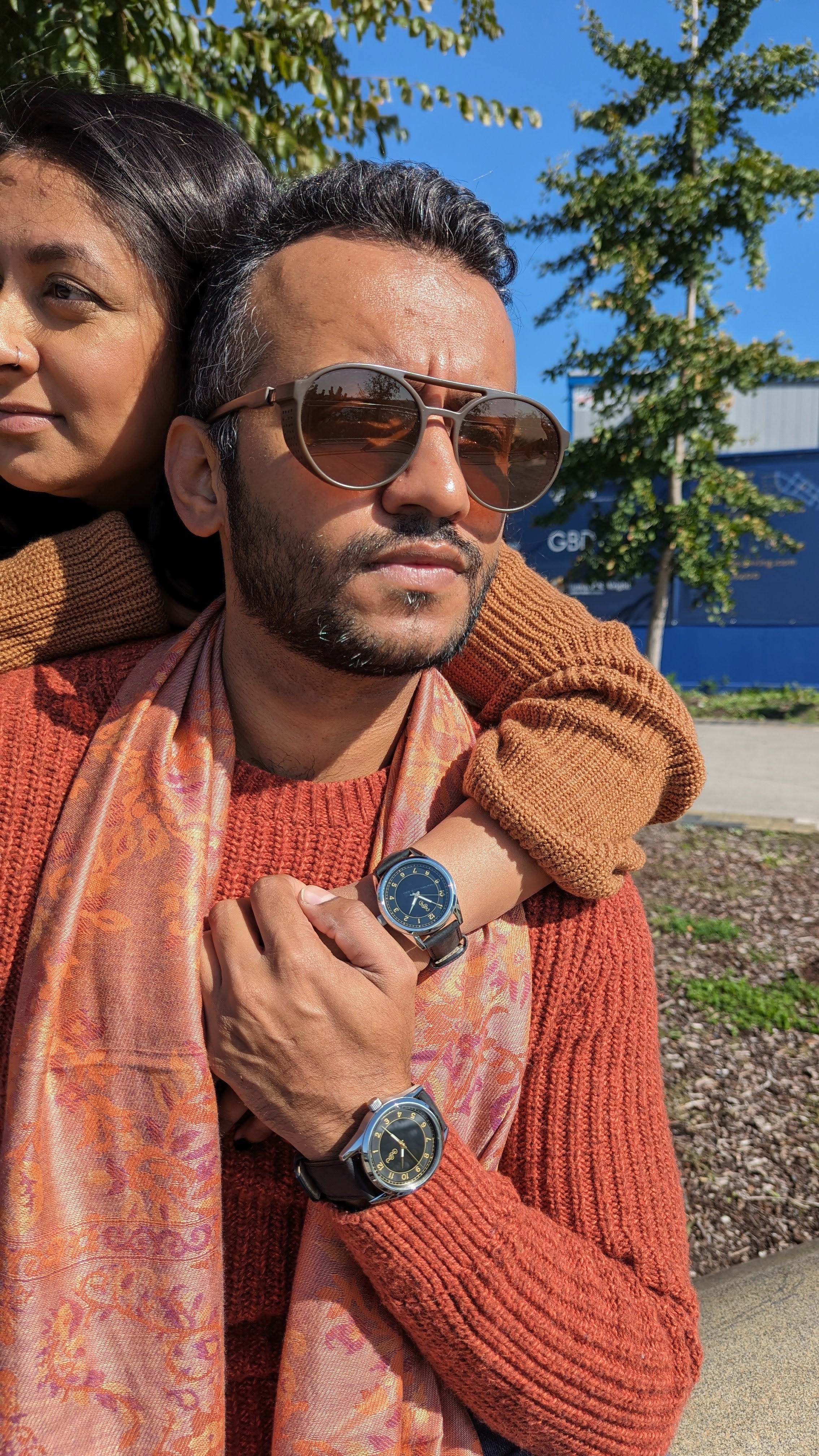 Black and Gold Classic Watch