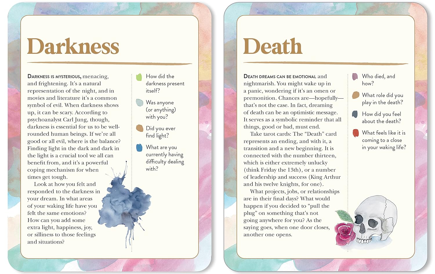 The Dream Symbols Card Deck - Decode Your Nightly Dreams