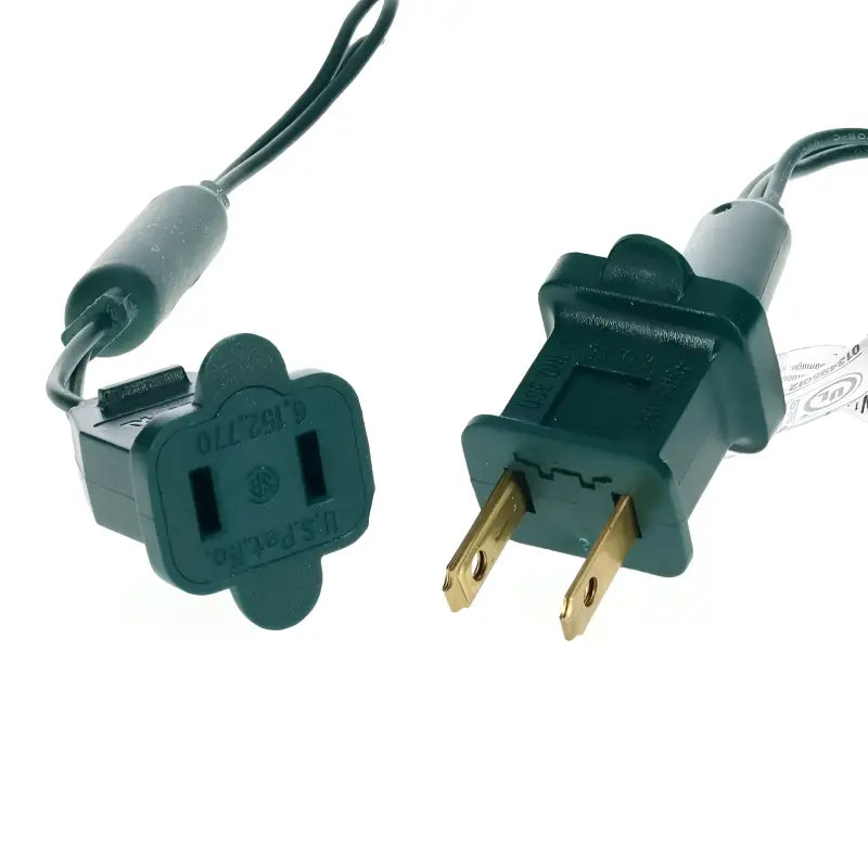 100 Blue Incandescent Mini Lights, Green Wire, 4" Spacing [CLOSEOUT]