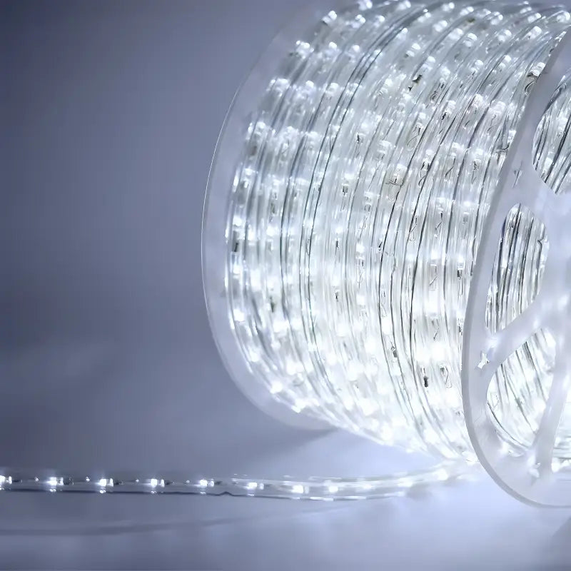 150' Cool White LED Rope Light, 2 Wire 1/2", 120 Volt