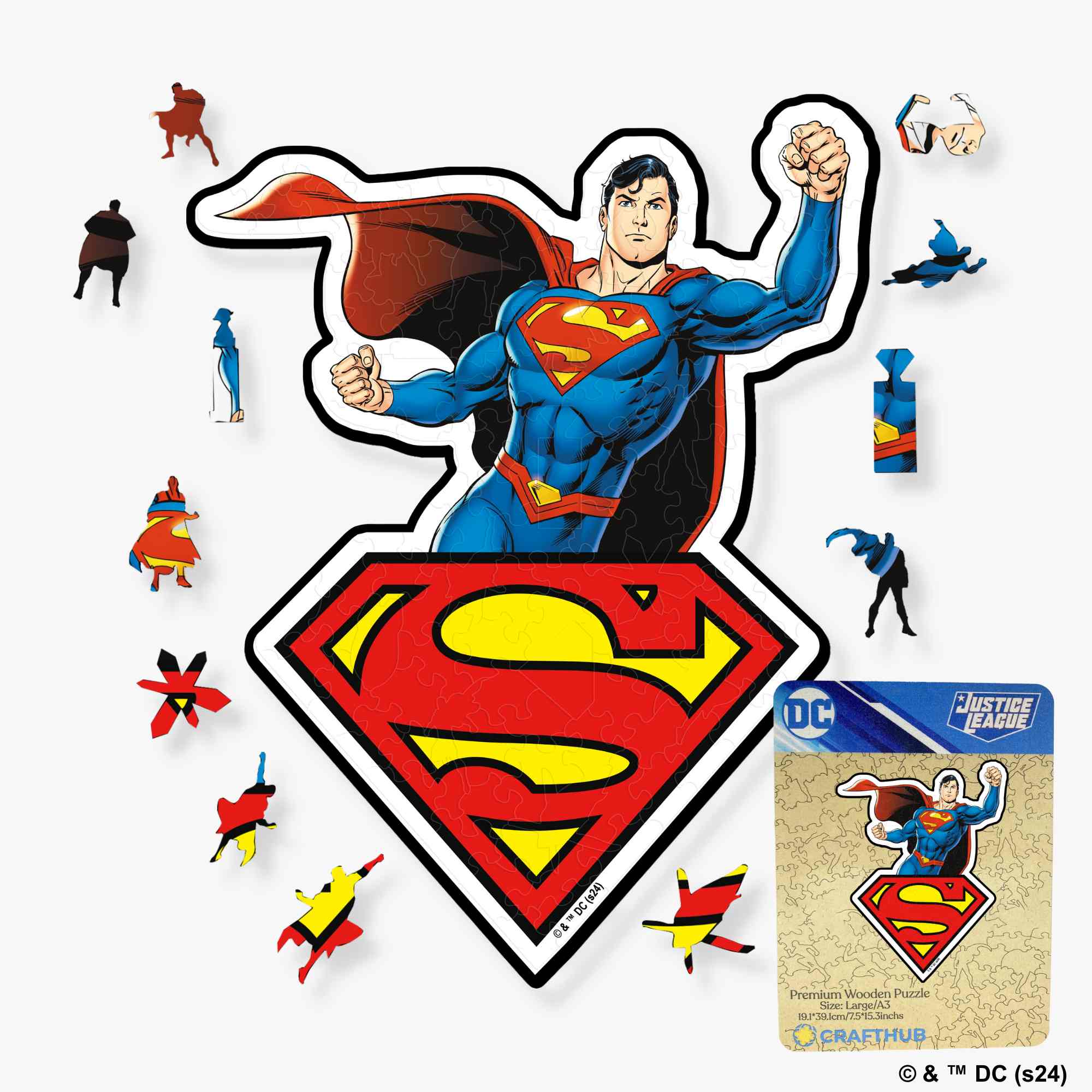 Superman Wooden Jigsaw Puzzle