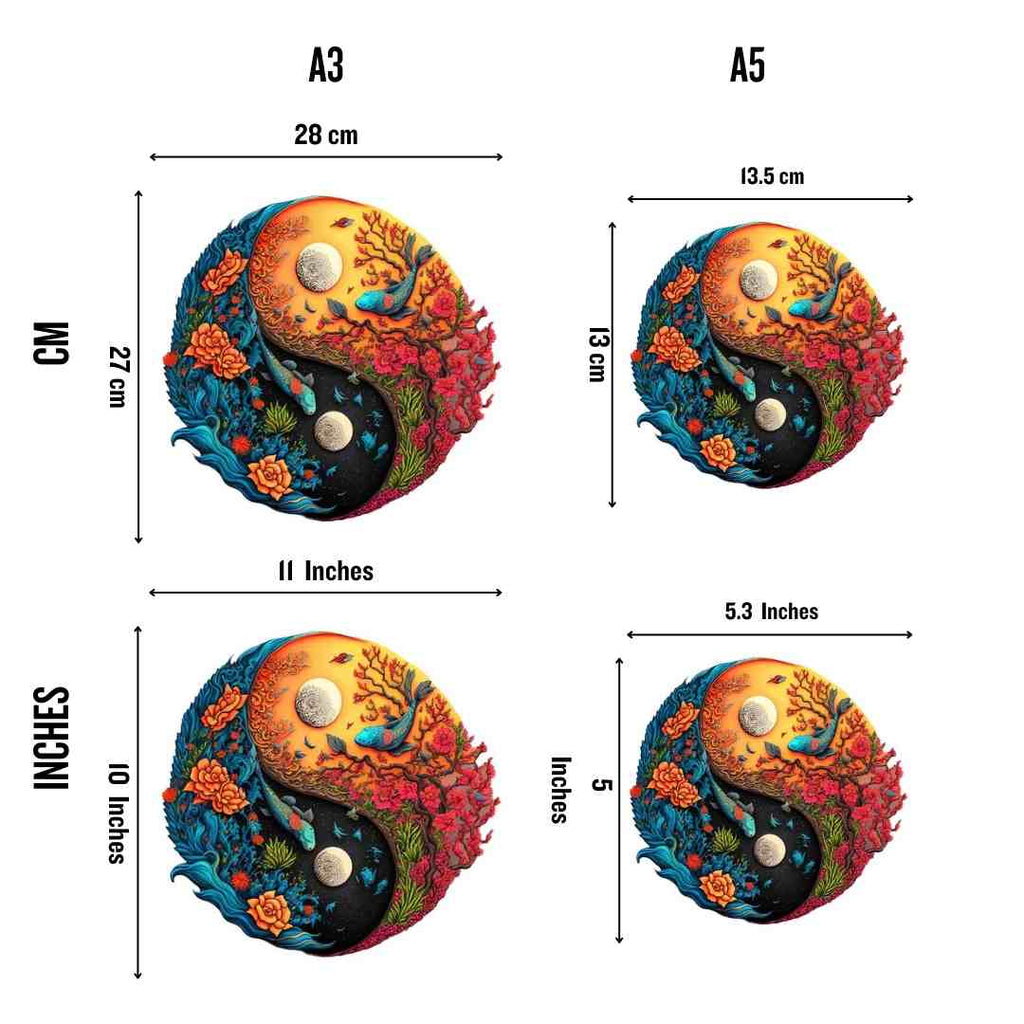 Sea Life Yin Yang - Jigsaw Puzzle