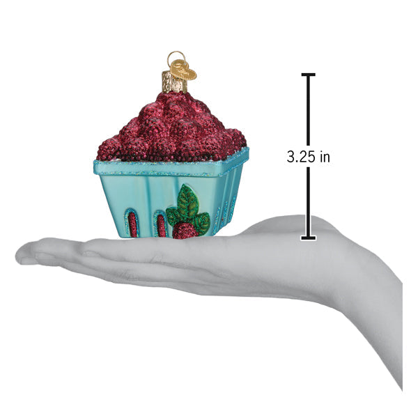 Carton Of Raspberries Ornament