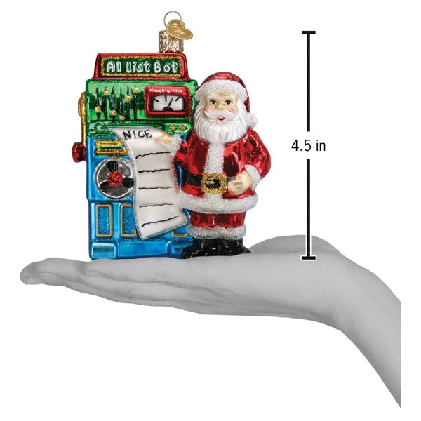 Santa's AI Bot Ornament