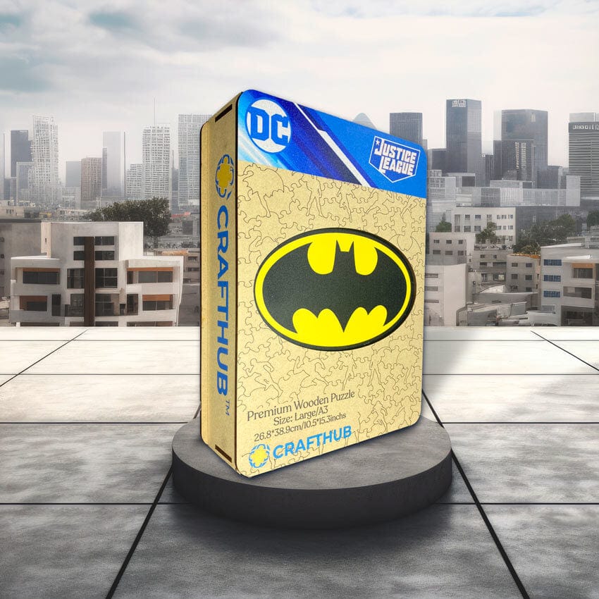 Batman Logo Wooden Jigsaw Puzzle