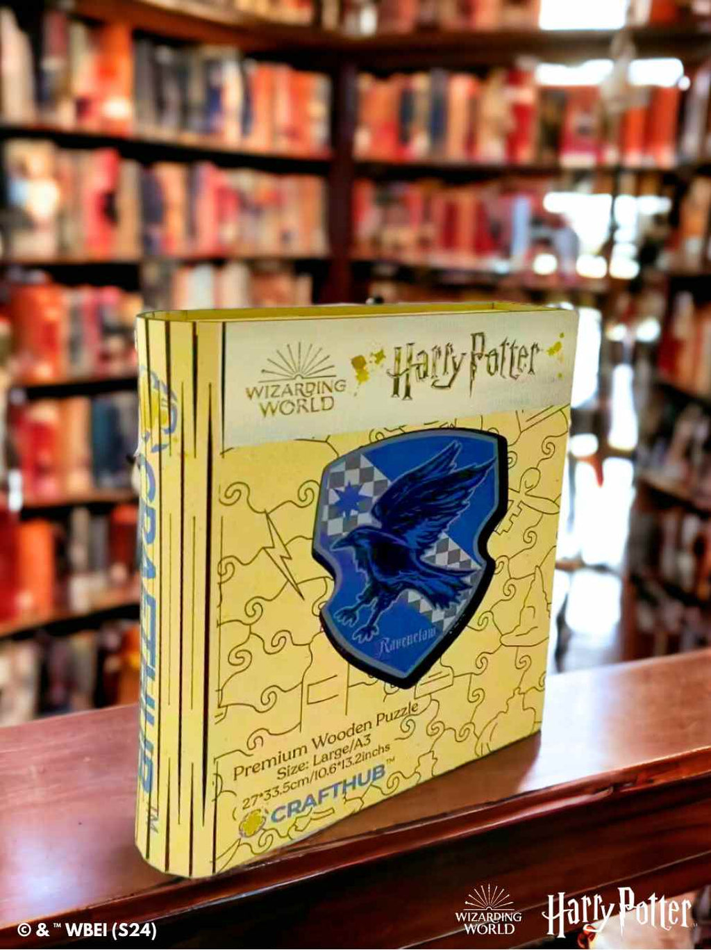 Harry Potter - Ravenclaw Crest - House Prides Wooden Jigsaw Puzzle