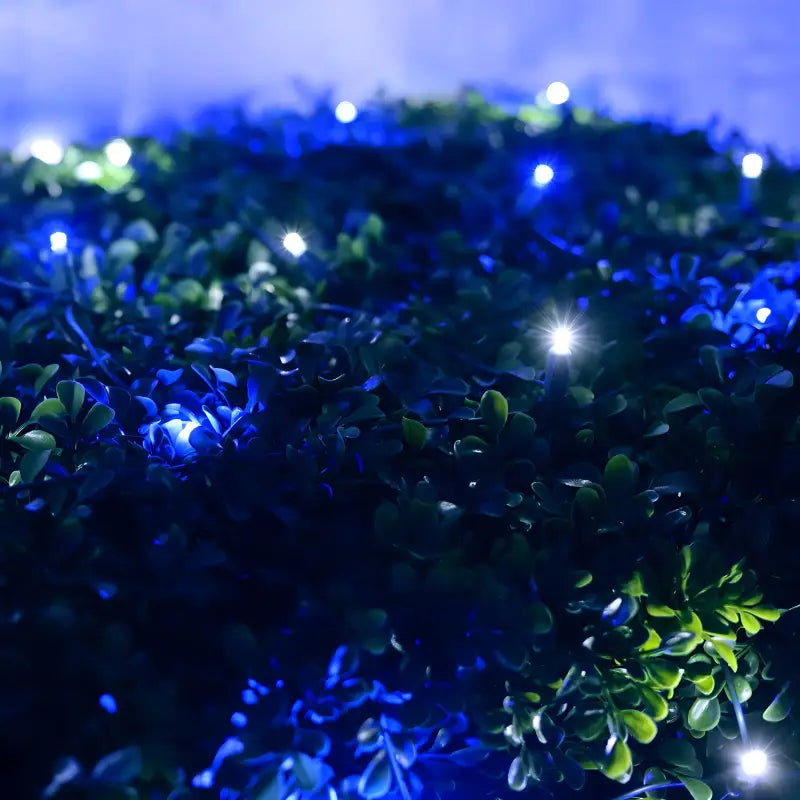 5mm 4' x 6' Blue, Cool White LED Net Lights
