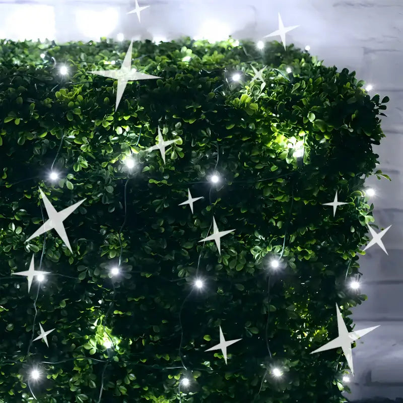5mm 4' x 6' Cool White Twinkle LED Net Lights