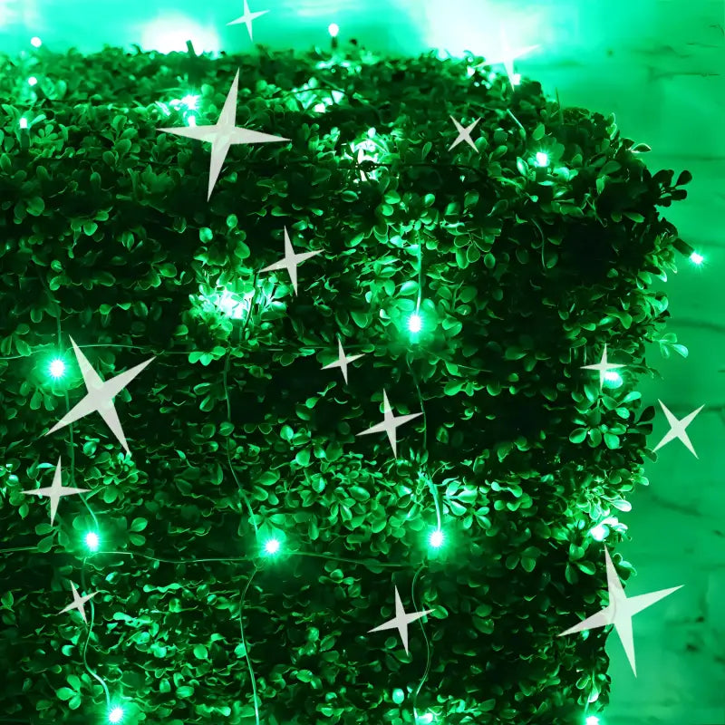 5mm 4' x 6' Green DreamSpark Smooth Fade LED Net Lights