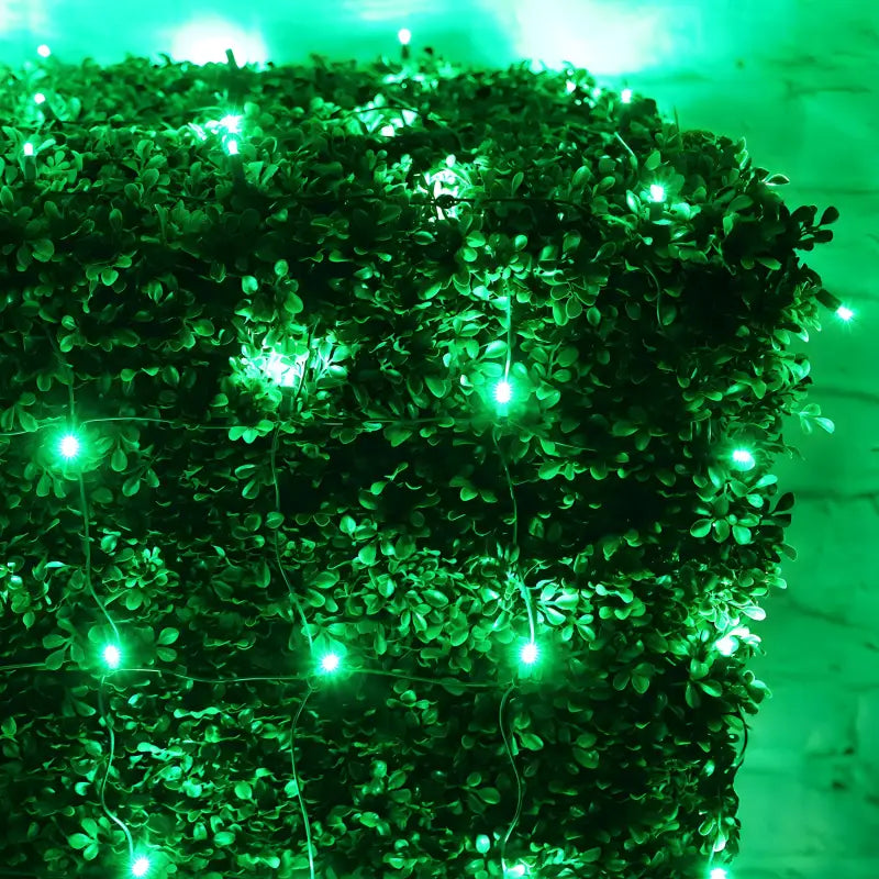 5mm 4' x 6' Green LED Net Lights
