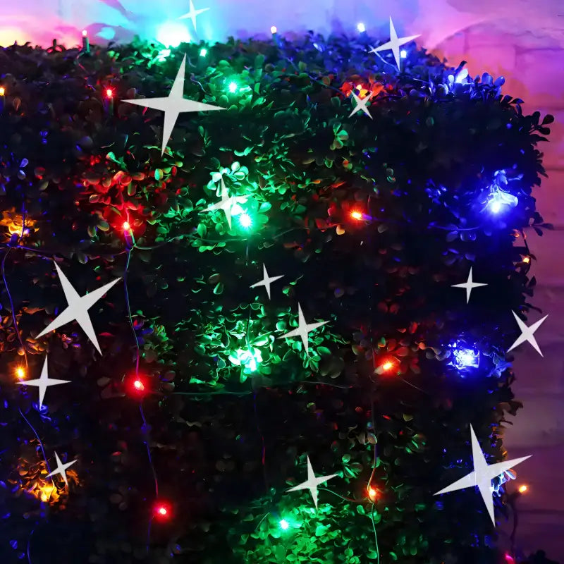 5mm 4' x 6' Multicolor DreamSpark Smooth Fade LED Net Lights