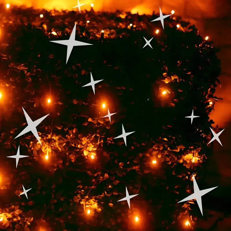 5mm 4' x 6' Orange DreamSpark Smooth Fade LED Net Lights