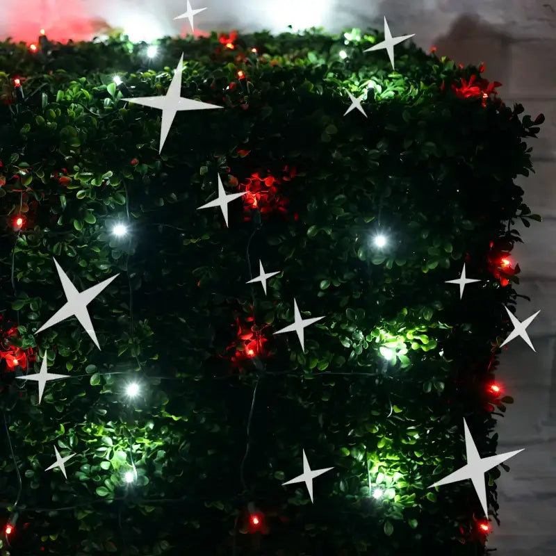 5mm 4' x 6' Red, Cool White DreamSpark Smooth Fade LED Net Lights