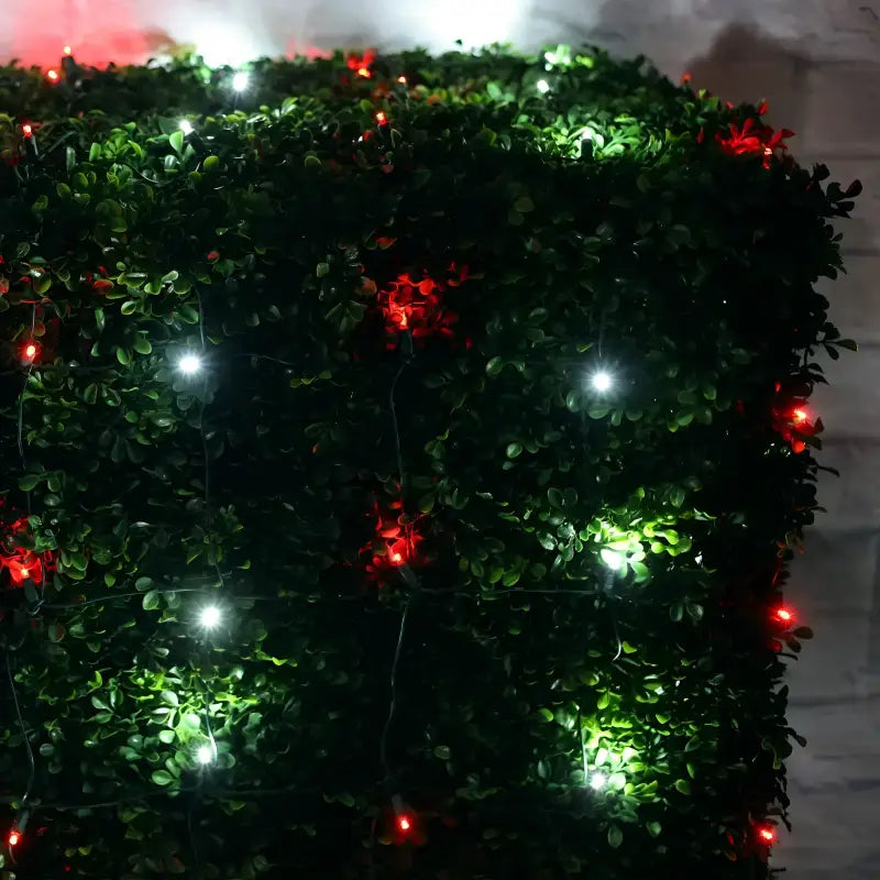 5mm 4' x 6' Red, Cool White LED Net Lights