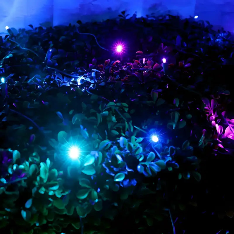 5mm 4' x 6' Stardust Blue, Purple, Teal DreamSpark Smooth Fade LED Net Lights