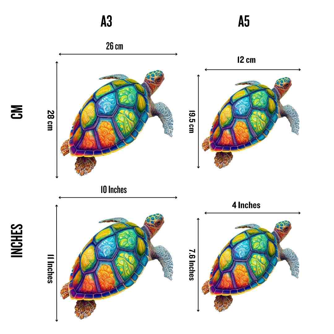 Colorful Turtle - Jigsaw Puzzle