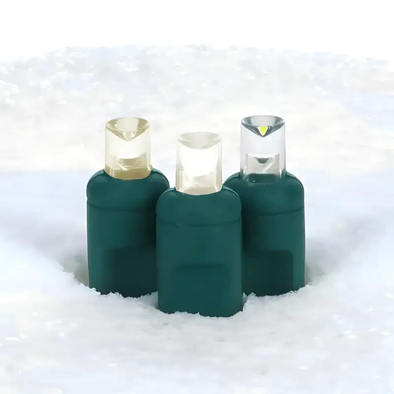 70 5mm Champagne Warm White, Pure White, Cool White DreamSpark Slow Fade LED Christmas Lights, 4" Spacing