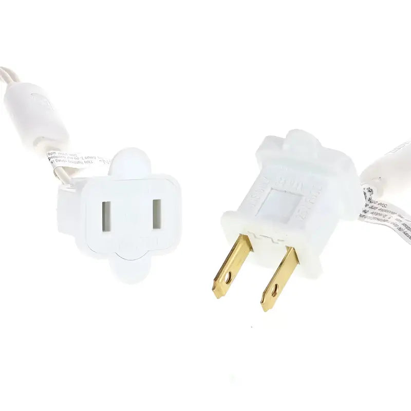 70 5mm Cool White DreamSpark Slow Fade LED Christmas Lights, 4" Spacing, White Wire