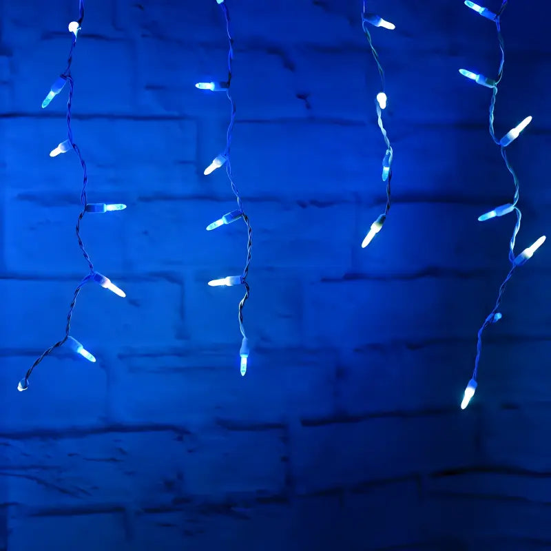 70 M5 Blue, Cool White LED Icicle Lights