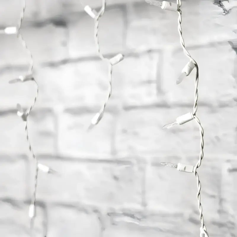 70 M5 Champagne Warm White, Pure White, Cool White DreamSpark Slow Fade LED Icicle Lights