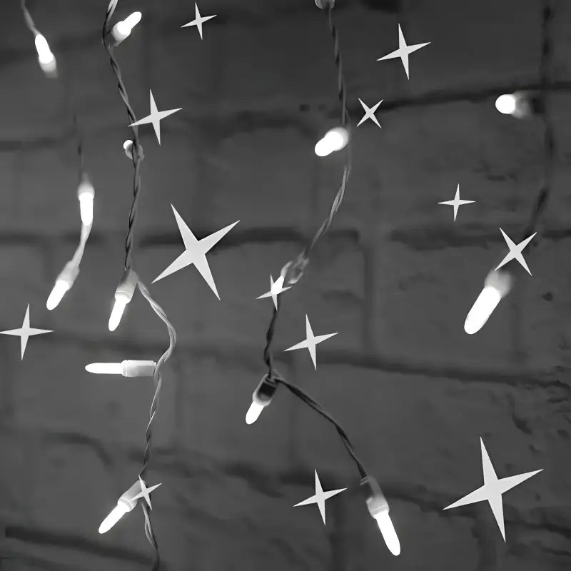 70 M5 Cool White DreamSpark Slow Fade LED Icicle Lights