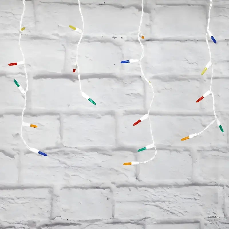 70 M5 Multicolor DreamSpark Slow Fade LED Icicle Lights