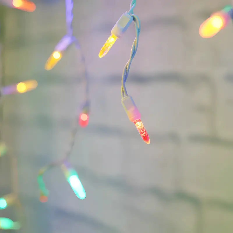 70 M5 Multicolor DreamSpark Slow Fade LED Icicle Lights