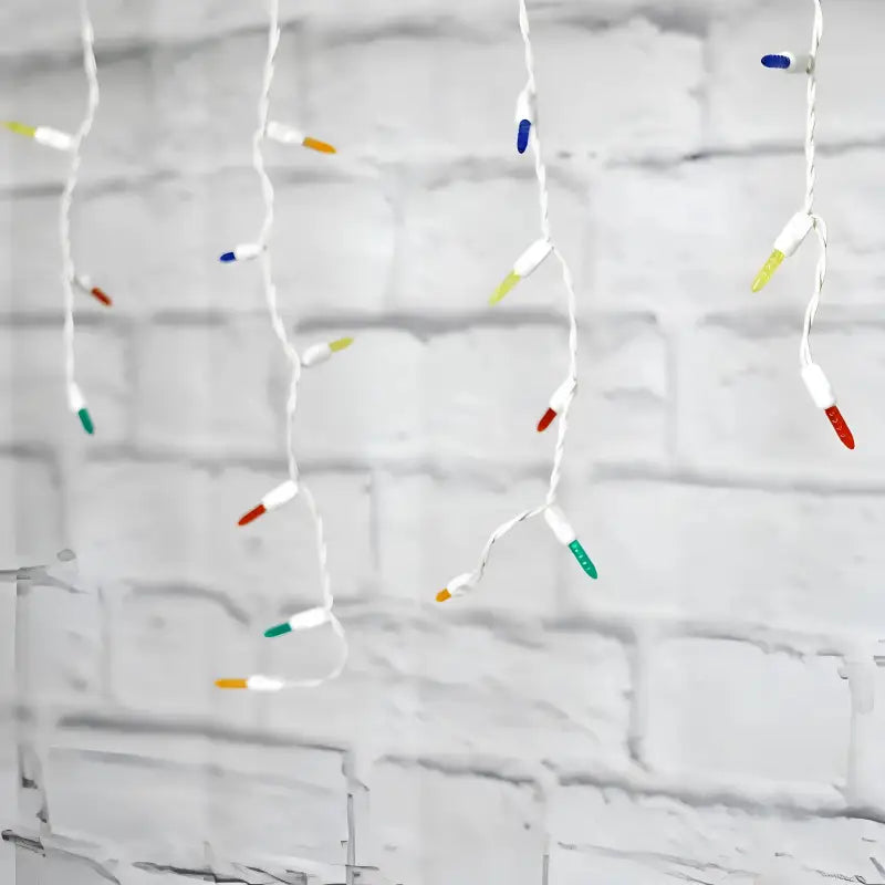 70 M5 Multicolor DreamSpark Slow Fade LED Icicle Lights
