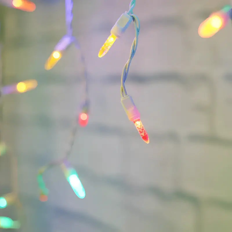 70 M5 Multicolor LED Icicle Lights