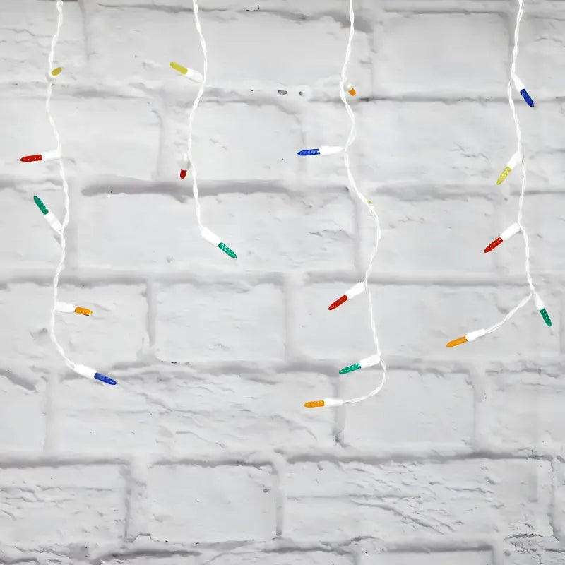 70 M5 Multicolor LED Icicle Lights