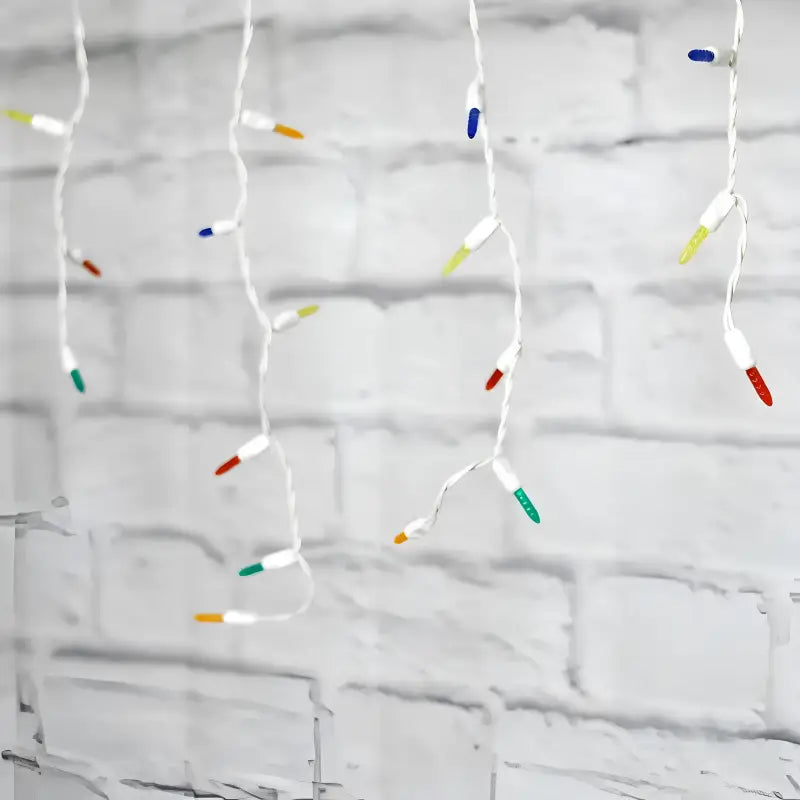 70 M5 Multicolor LED Icicle Lights