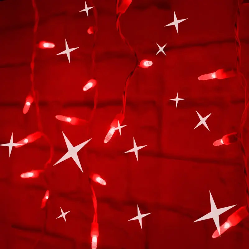 70 M5 Red DreamSpark Slow Fade LED Icicle Lights