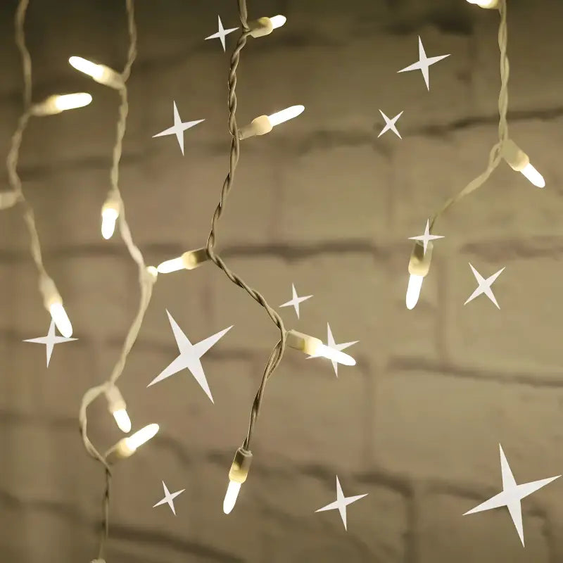 70 M5 Warm White DreamSpark Slow Fade LED Icicle Lights