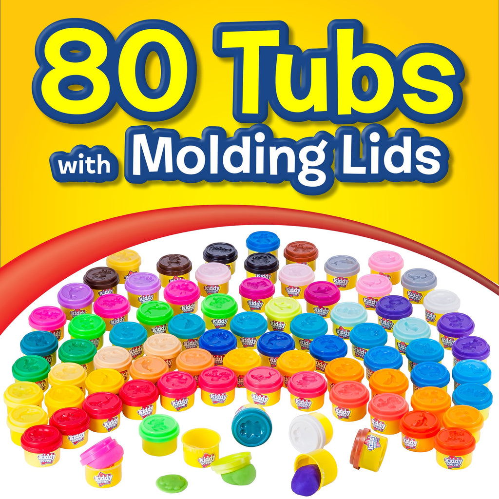 80 Pack Of Party Favors Play Dough - Bulk Party Pack