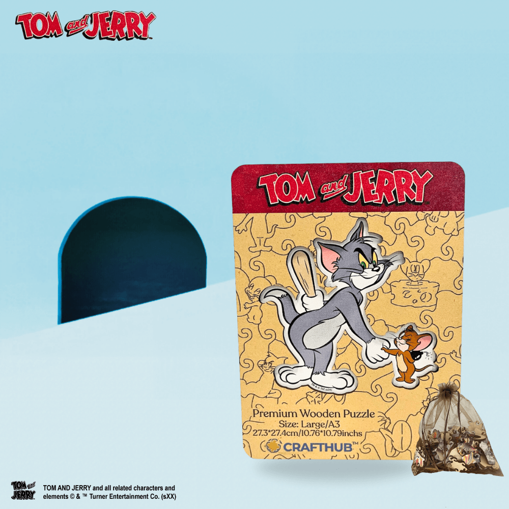 Tom & Jerry Wooden Jigsaw Puzzles