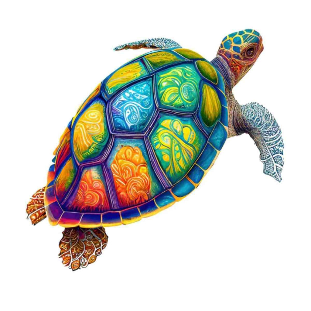 Colorful Turtle - Jigsaw Puzzle